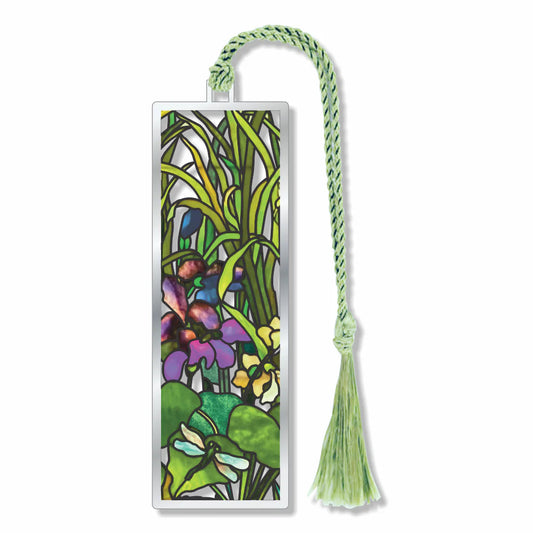 LIMITED TIME - Bookmark - Iris, Lily, Cattail & Dragonfly