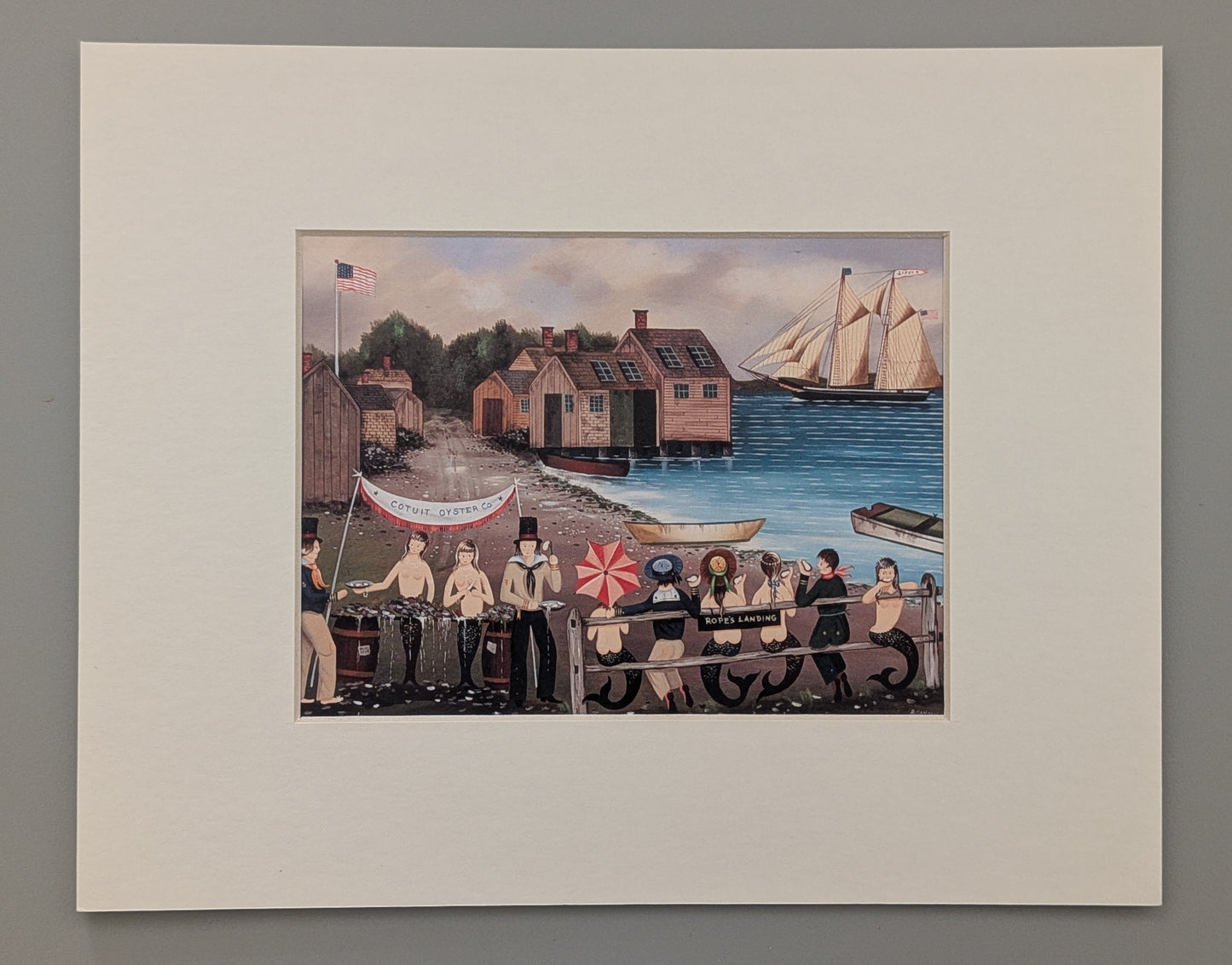 8 x 10 print - Cotuit Oyster Company - Ralph Cahoon