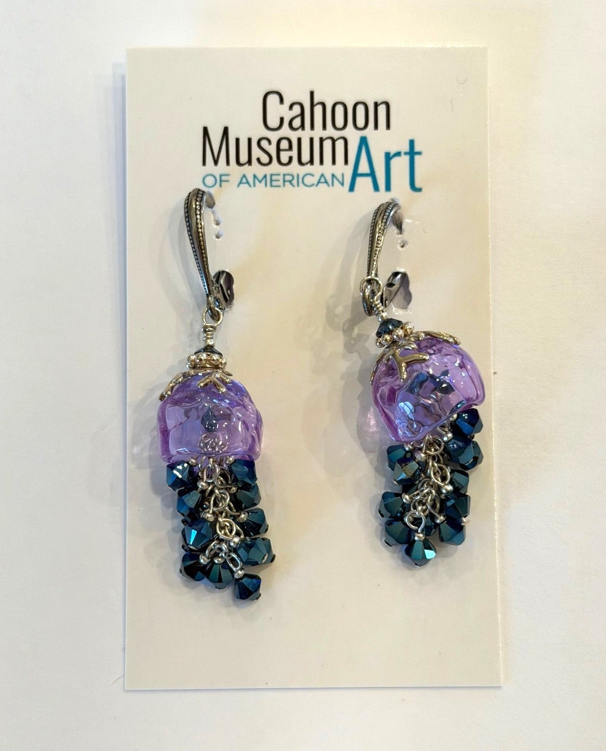 Jelly Fish Earrings - Purple