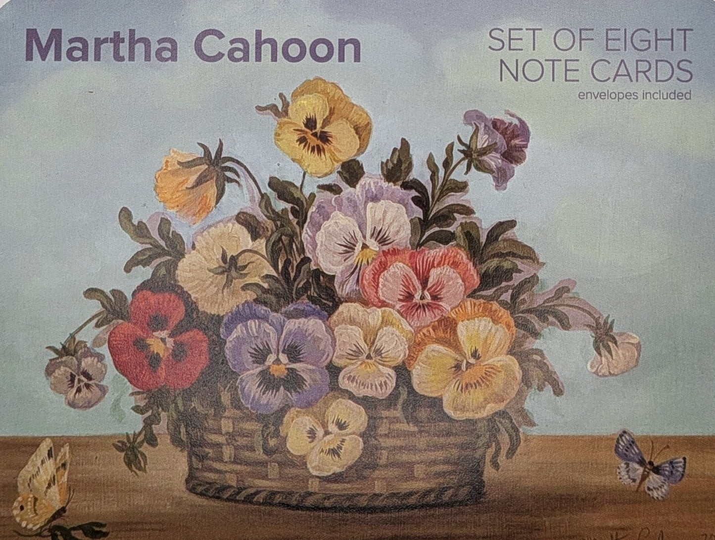 Set of 8 Notecards - Martha Florals